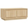 Table basse chêne sonoma 102x50x44 cm bois d'ingénierie 617080617080