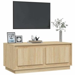 Table basse chêne sonoma 102x50x44 cm bois d'ingénierie 617080617080