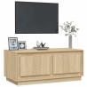 Table basse chêne sonoma 102x50x44 cm bois d'ingénierie 617080617080