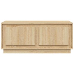 Table basse chêne sonoma 102x50x44 cm bois d'ingénierie 617080617080