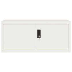 Classeur blanc 90x40x110 cm acier 617082617082