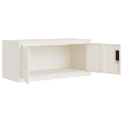 Classeur blanc 90x40x110 cm acier 617082617082