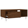 Table basse Chêne marron 90x50x36,5 cm Bois d'ingénierie 617083617083
