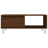 Table basse Chêne marron 90x50x36,5 cm Bois d'ingénierie 617083617083
