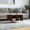 Table basse Chêne marron 60x50x36,5 cm Bois d'ingénierie 617087617087
