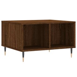 Table basse Chêne marron 60x50x36,5 cm Bois d'ingénierie 617087617087