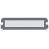 Barrière de sécurité de lit d'enfant Gris 120x42 cm Polyester 617089617089