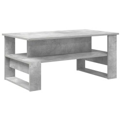 Table basse Gris béton 90 x 50 x 40 cm Bois d'ingénierie 617090617090