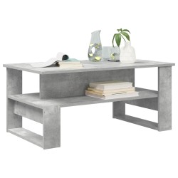 Table basse Gris béton 90 x 50 x 40 cm Bois d'ingénierie 617090617090