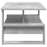 Table basse Gris béton 90 x 50 x 40 cm Bois d'ingénierie 617090617090