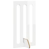 Clôture pliable pour animaux 4 pcs Blanc Brillant 617093617093