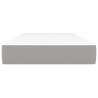 Matelas de lit à ressorts ensachés fermeté moyenne gris clair 120x190x20 cm 617094617094