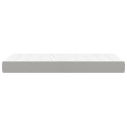 Matelas de lit à ressorts ensachés fermeté moyenne gris clair 120x190x20 cm 617094617094