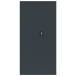 Classeur anthracite 90x40x180 cm Acier 617095617095