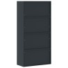 Classeur anthracite 90x40x180 cm Acier 617095617095