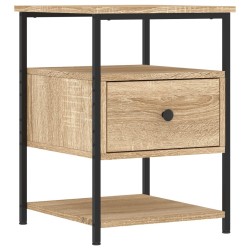 Table de chevet chêne sonoma 40x42x56 cm bois d'ingénierie 617097617097