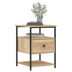 Table de chevet chêne sonoma 40x42x56 cm bois d'ingénierie 617097617097