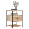 Table de chevet chêne sonoma 40x42x56 cm bois d'ingénierie 617097617097