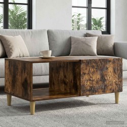 Table basse Chêne fumé 90 x 50 x 40 cm Bois d'ingénierie 617099617099
