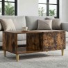 Table basse Chêne fumé 90 x 50 x 40 cm Bois d'ingénierie 617099617099