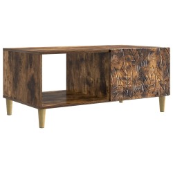 Table basse Chêne fumé 90 x 50 x 40 cm Bois d'ingénierie 617099617099