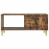 Table basse Chêne fumé 90 x 50 x 40 cm Bois d'ingénierie 617099617099