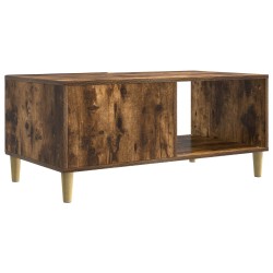 Table basse Chêne fumé 90 x 50 x 40 cm Bois d'ingénierie 617099617099