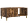 Table basse Chêne fumé 90 x 50 x 40 cm Bois d'ingénierie 617099617099