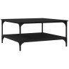 Table basse Chêne noir 80 x 80 x 40 cm Bois d'ingénierie 617100617100