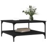 Table basse Chêne noir 80 x 80 x 40 cm Bois d'ingénierie 617100617100