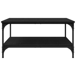 Table basse Chêne noir 80 x 80 x 40 cm Bois d'ingénierie 617100617100