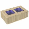 Table basse avec LED infini chêne sonoma 116x69x40 cm 617102617102