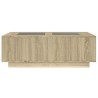 Table basse avec LED infini chêne sonoma 116x69x40 cm 617102617102