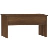 Table basse Chêne marron 80x50,5x41,5 cm Bois d'ingénierie 617104617104