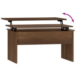 Table basse Chêne marron 80x50,5x41,5 cm Bois d'ingénierie 617104617104