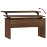 Table basse Chêne marron 80x50,5x41,5 cm Bois d'ingénierie 617104617104