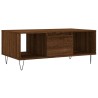 Table basse Chêne marron 90x50x36,5 cm Bois d'ingénierie 617106617106