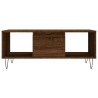Table basse Chêne marron 90x50x36,5 cm Bois d'ingénierie 617106617106
