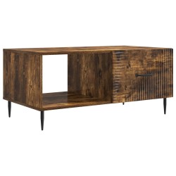 Table basse Chêne fumé 90 x 50 x 40 cm Bois d'ingénierie 617112617112