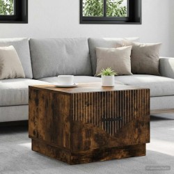 Table basse Chêne fumé 49 x 50 x 37 cm Bois d'ingénierie 617113617113