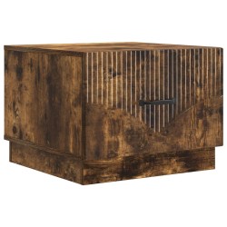 Table basse Chêne fumé 49 x 50 x 37 cm Bois d'ingénierie 617113617113