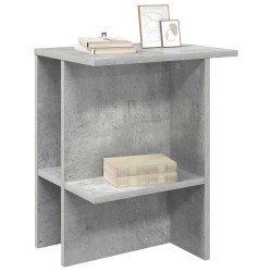 Table basse Gris béton 40 x 30 x 49 cm Bois d'ingénierie 617115617115