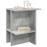 Table basse Gris béton 40 x 30 x 49 cm Bois d'ingénierie 617115617115