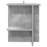Table basse Gris béton 40 x 30 x 49 cm Bois d'ingénierie 617115617115