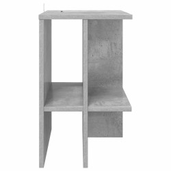Table basse Gris béton 40 x 30 x 49 cm Bois d'ingénierie 617115617115
