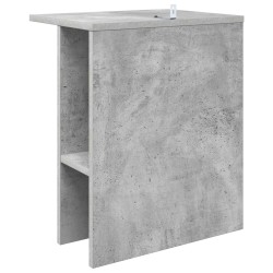 Table basse Gris béton 40 x 30 x 49 cm Bois d'ingénierie 617115617115