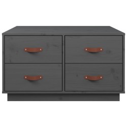 Table basse Gris 80x80x45 cm Bois massif de pin 617116617116