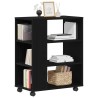 Armoire de rangement avec roue Chêne noir 60 x 35 x 75 cm 617119617119
