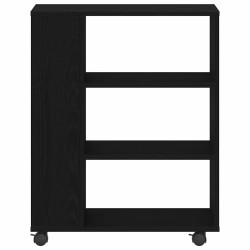 Armoire de rangement avec roue Chêne noir 60 x 35 x 75 cm 617119617119