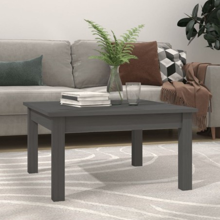 Table basse Gris 55x55x30 cm Bois massif de pin 617120617120